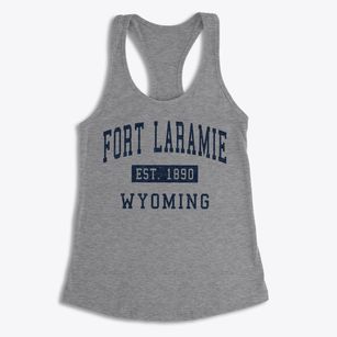 Fort Laramie Wyoming Classic Established Women's Racerback Tank