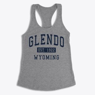Glendo Wyoming Classic Established Women's Racerback Tank