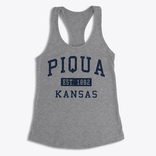 Piqua Kansas Classic Established Women's Racerback Tank