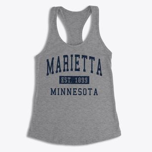 Marietta Minnesota Classic Established Women's Racerback Tank