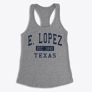 E. Lopez Texas Classic Established Women's Racerback Tank