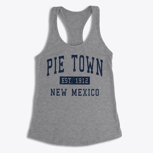 Pie Town New Mexico Classic Established Women's Racerback Tank