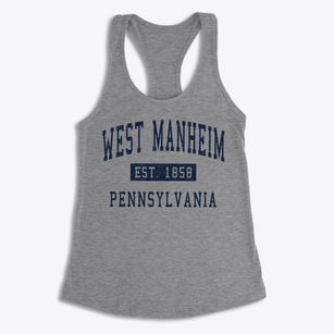 West Manheim Pennsylvania Classic Established Women's Racerback Tank