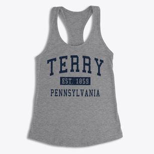 Terry Pennsylvania Classic Established Women's Racerback Tank