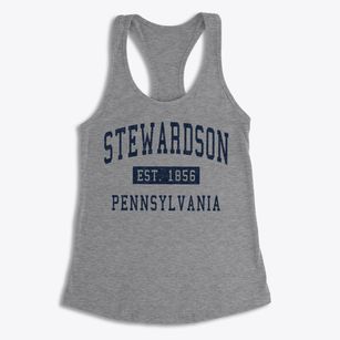 Stewardson Pennsylvania Classic Established Women's Racerback Tank