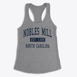 Nobles Mill North Carolina Classic Established Women's Racerback Tank