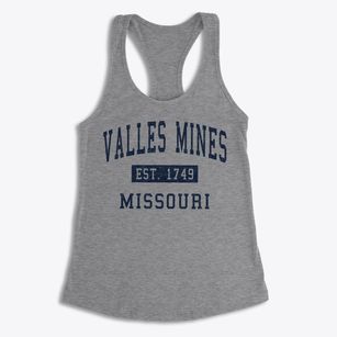 Valles Mines Missouri Classic Established Women's Racerback Tank