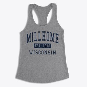 Millhome Wisconsin Classic Established Women's Racerback Tank