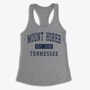 Mount Horeb Tennessee Classic Established Women's Racerback Tank