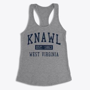 Knawl West Virginia Classic Established Women's Racerback Tank