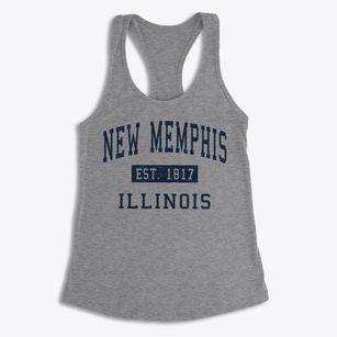 New Memphis Illinois Classic Established Women's Racerback Tank
