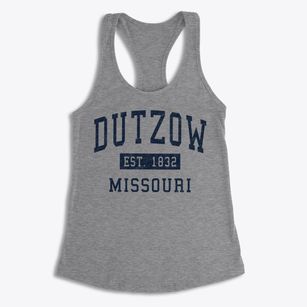 Dutzow Missouri Classic Established Women's Racerback Tank