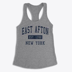 East Afton New York Classic Established Women's Racerback Tank