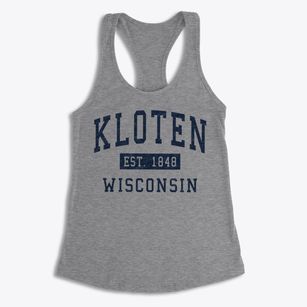 Kloten Wisconsin Classic Established Women's Racerback Tank