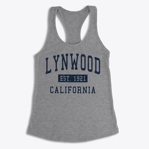 Lynwood California Classic Established Women's Racerback Tank