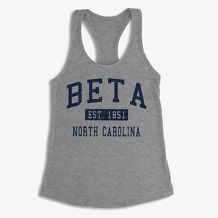 Beta North Carolina Classic Established Women's Racerback Tank