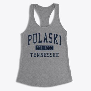 Pulaski Tennessee Classic Established Women's Racerback Tank