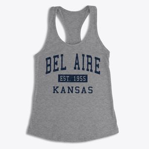 Bel Aire Kansas Classic Established Women's Racerback Tank