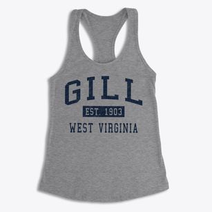 Gill West Virginia Classic Established Women's Racerback Tank