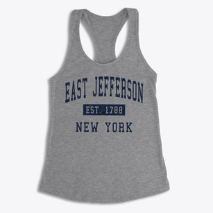 East Jefferson New York Classic Established Women's Racerback Tank