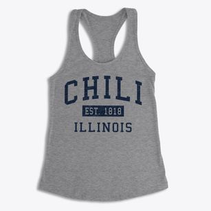 Chili Illinois Classic Established Women's Racerback Tank