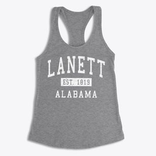 Lanett Alabama Classic Established Women's Racerback Tank