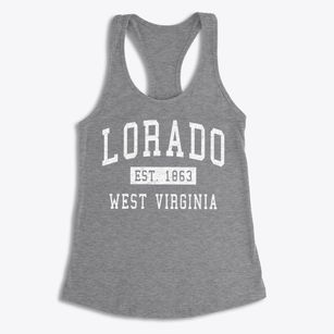 Lorado West Virginia Classic Established Women's Racerback Tank