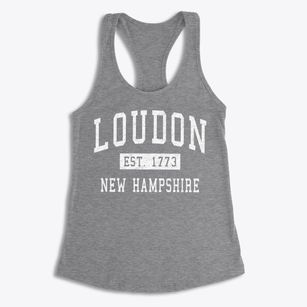 Loudon New Hampshire Classic Established Women's Racerback Tank