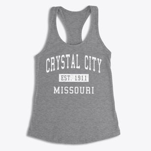 Crystal City Missouri Classic Established Women's Racerback Tank