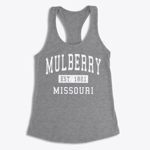 Mulberry Missouri Classic Established Women's Racerback Tank