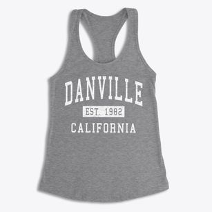 Danville California Classic Established Women's Racerback Tank