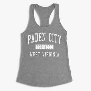 Paden City West Virginia Classic Established Women's Racerback Tank