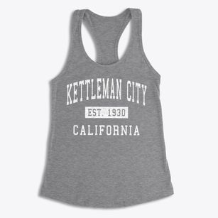 Kettleman City California Classic Established Women's Racerback Tank