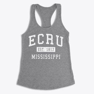 Ecru Mississippi Classic Established Women's Racerback Tank