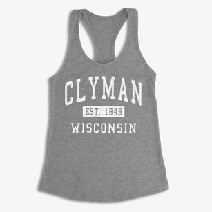 Clyman Wisconsin Classic Established Women's Racerback Tank