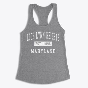 Loch Lynn Heights Maryland Classic Established Women's Racerback Tank
