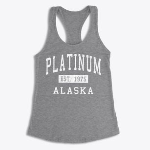 Platinum Alaska Classic Established Women's Racerback Tank