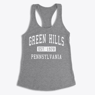 Green Hills Pennsylvania Classic Established Women's Racerback Tank