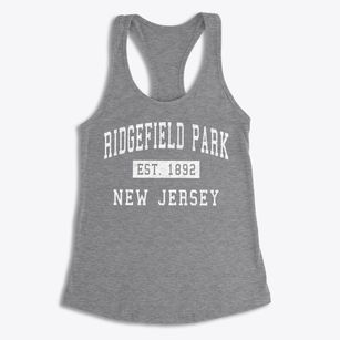 Ridgefield Park New Jersey Classic Established Women's Racerback Tank
