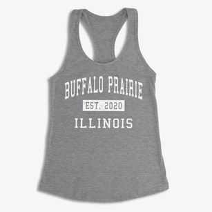Buffalo Prairie Illinois Classic Established Women's Racerback Tank