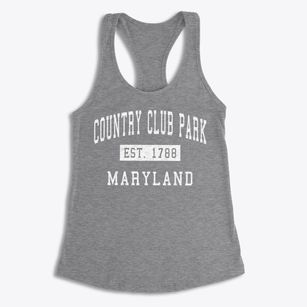 Country Club Park Maryland Classic Established Women's Racerback Tank