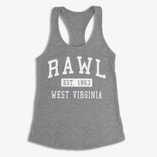 Rawl West Virginia Classic Established Women's Racerback Tank