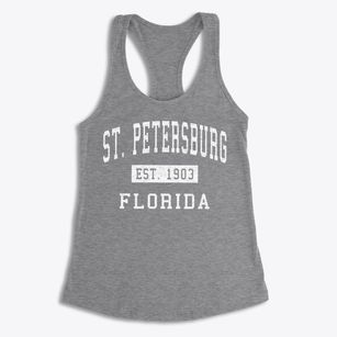 St. Petersburg Florida Classic Established Women's Racerback Tank