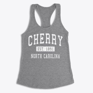 Cherry North Carolina Classic Established Women's Racerback Tank