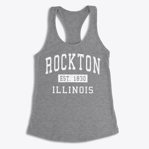 Rockton Illinois Classic Established Women's Racerback Tank