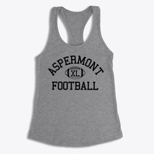 Aspermont Junior High School Classic Football Women's Racerback Tank