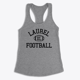 Laurel School Classic Football Women's Racerback Tank