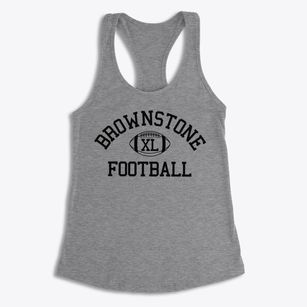 Brownstone Intermediate School Classic Football Women's Racerback Tank