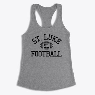 Saint Luke School Classic Football Women's Racerback Tank