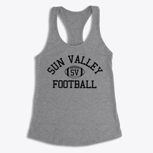 Sun Valley High School Classic Football Women's Racerback Tank